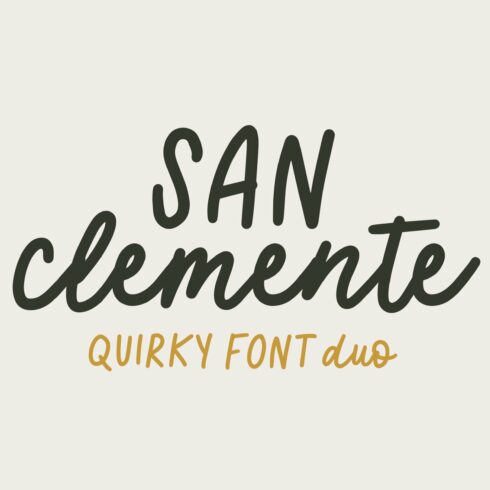 San Clemente Font Duo cover image.