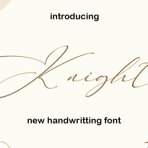 Knight Script Font cover image.