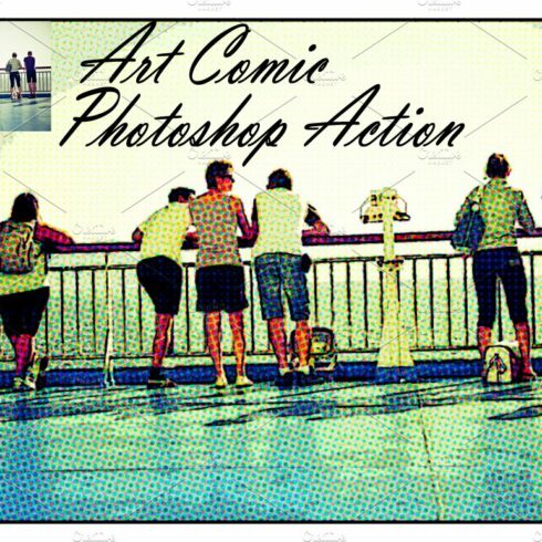 Art Comic Photoshop Actioncover image.