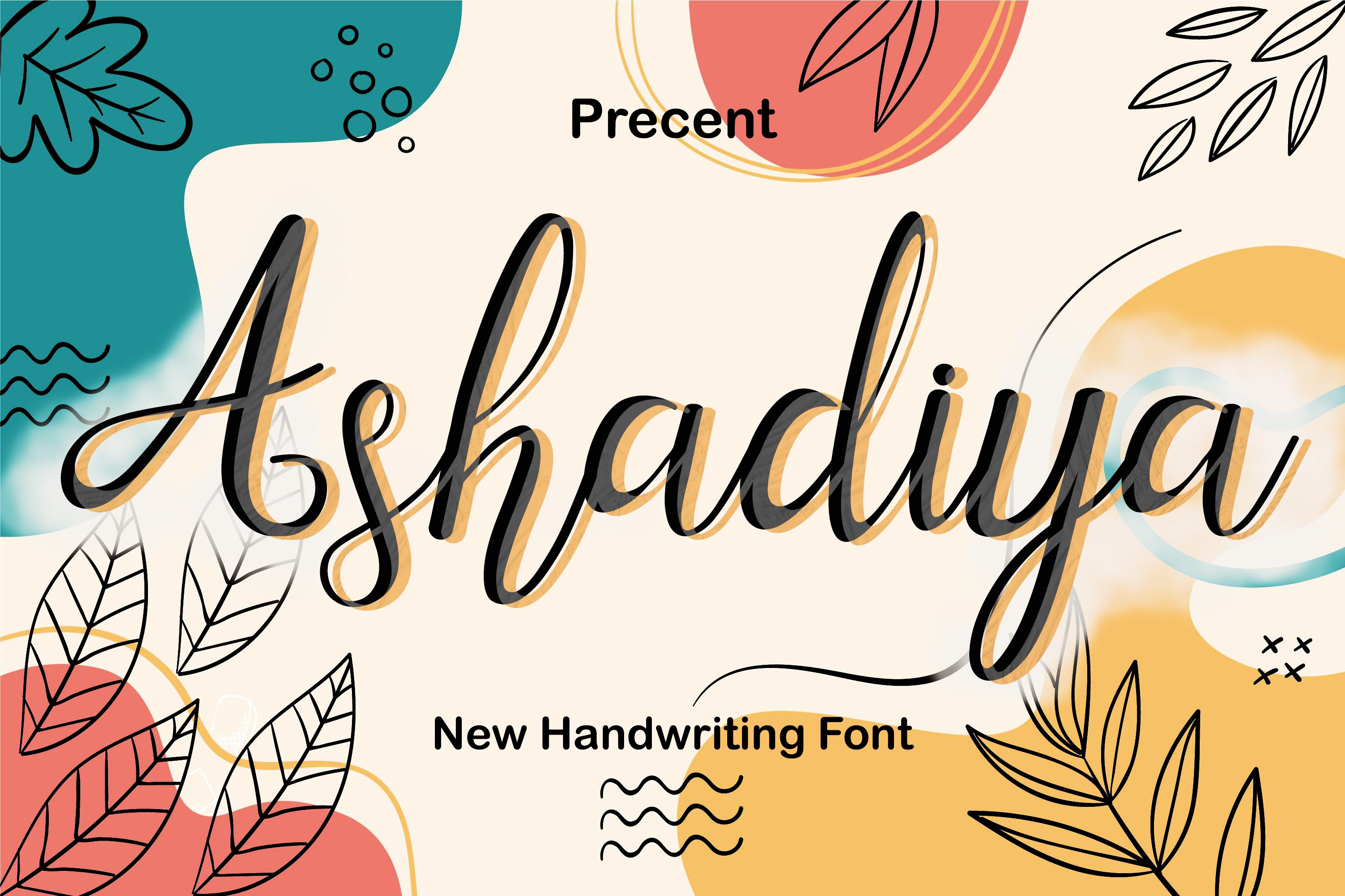 Ashadiya Script Font cover image.