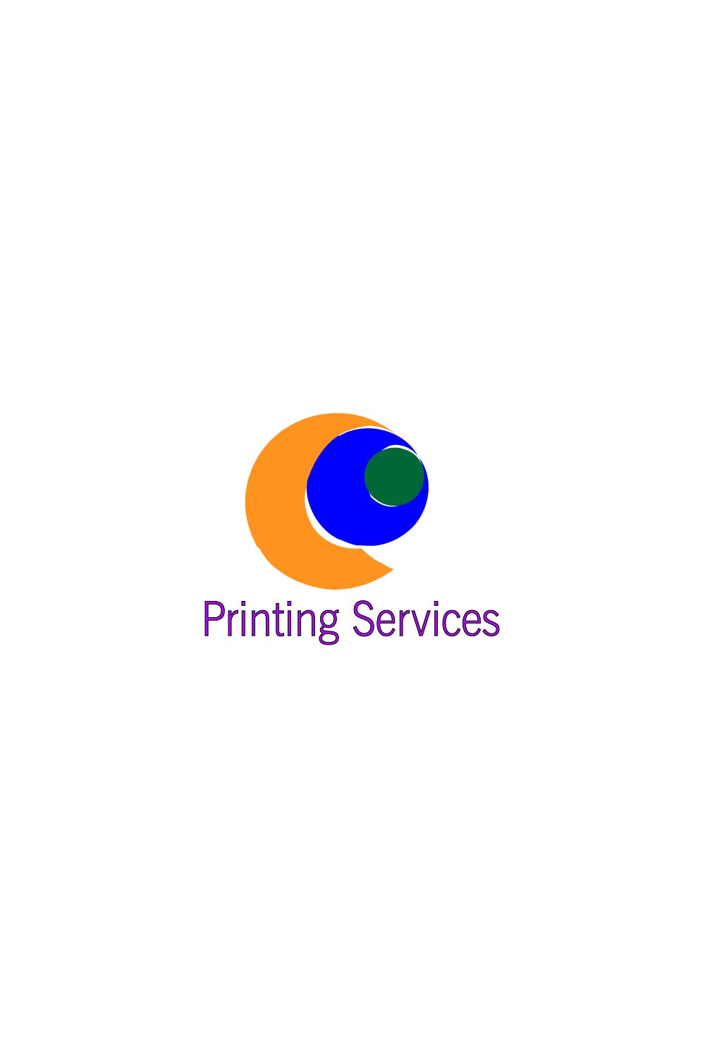 PRINTING SERVICES pinterest preview image.