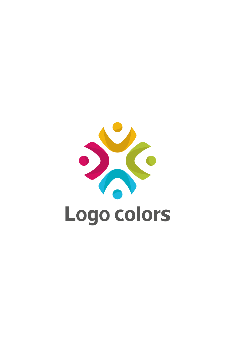 Logo colors pinterest preview image.