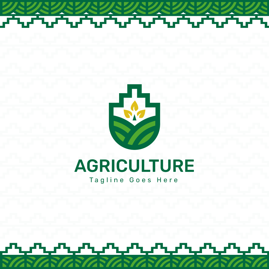 Agriculture | farmer | Wheat | Garden | Nursery - logo design template cover image.