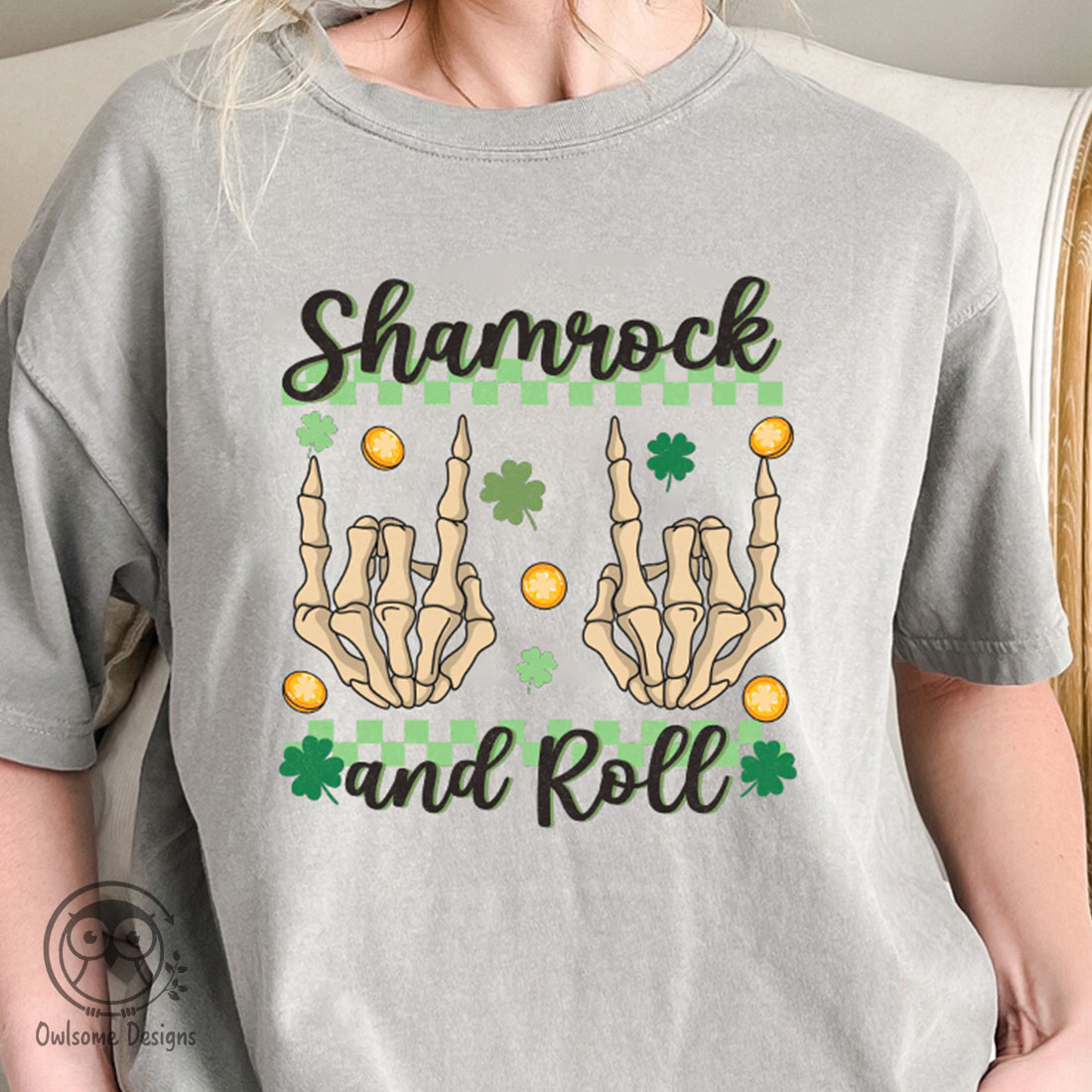 Shamrock And Roll Patricks Day preview image.