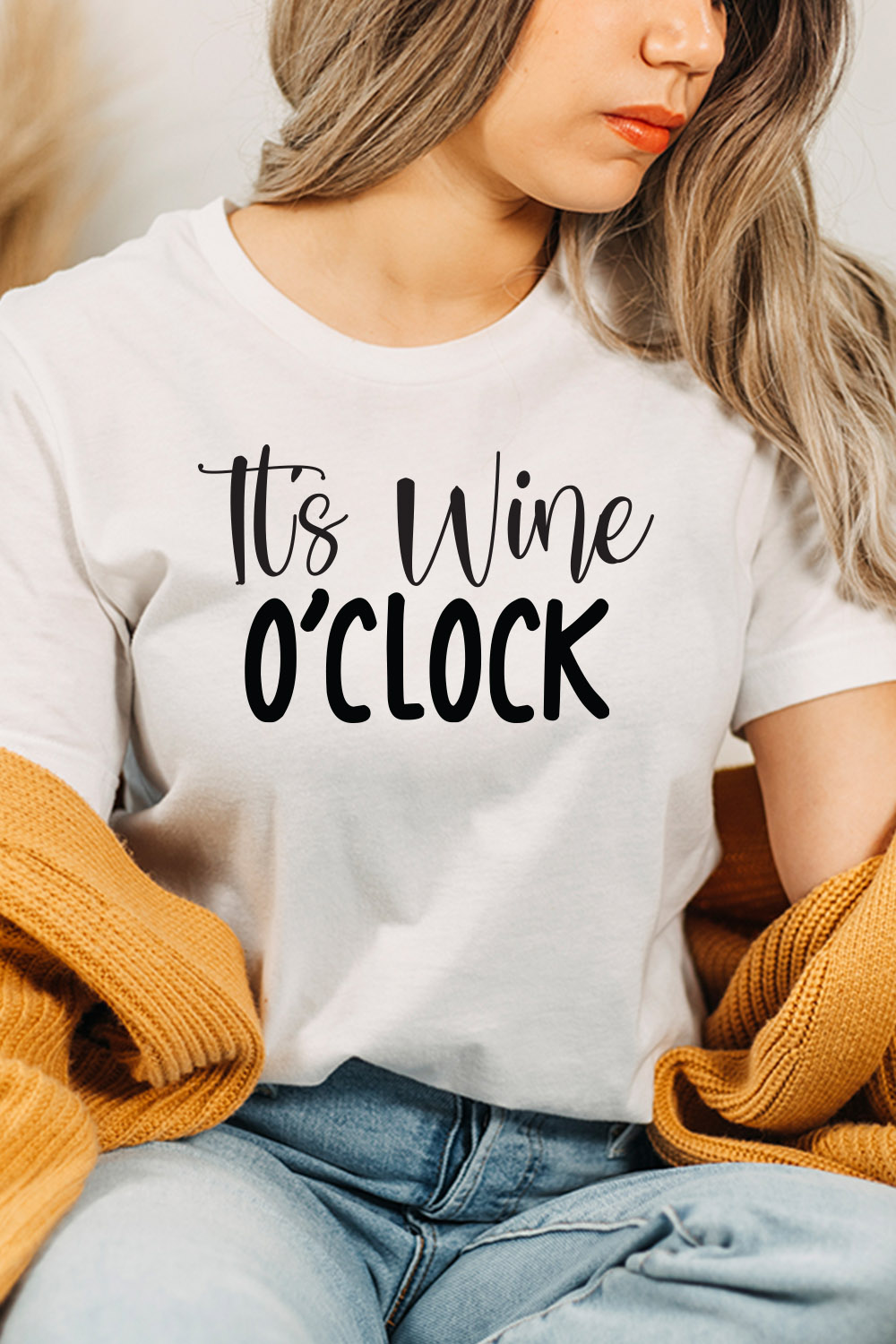 It\'s Wine O\'Clock svg pinterest preview image.