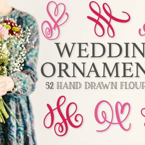 Wedding Ornaments - Doodle Font cover image.