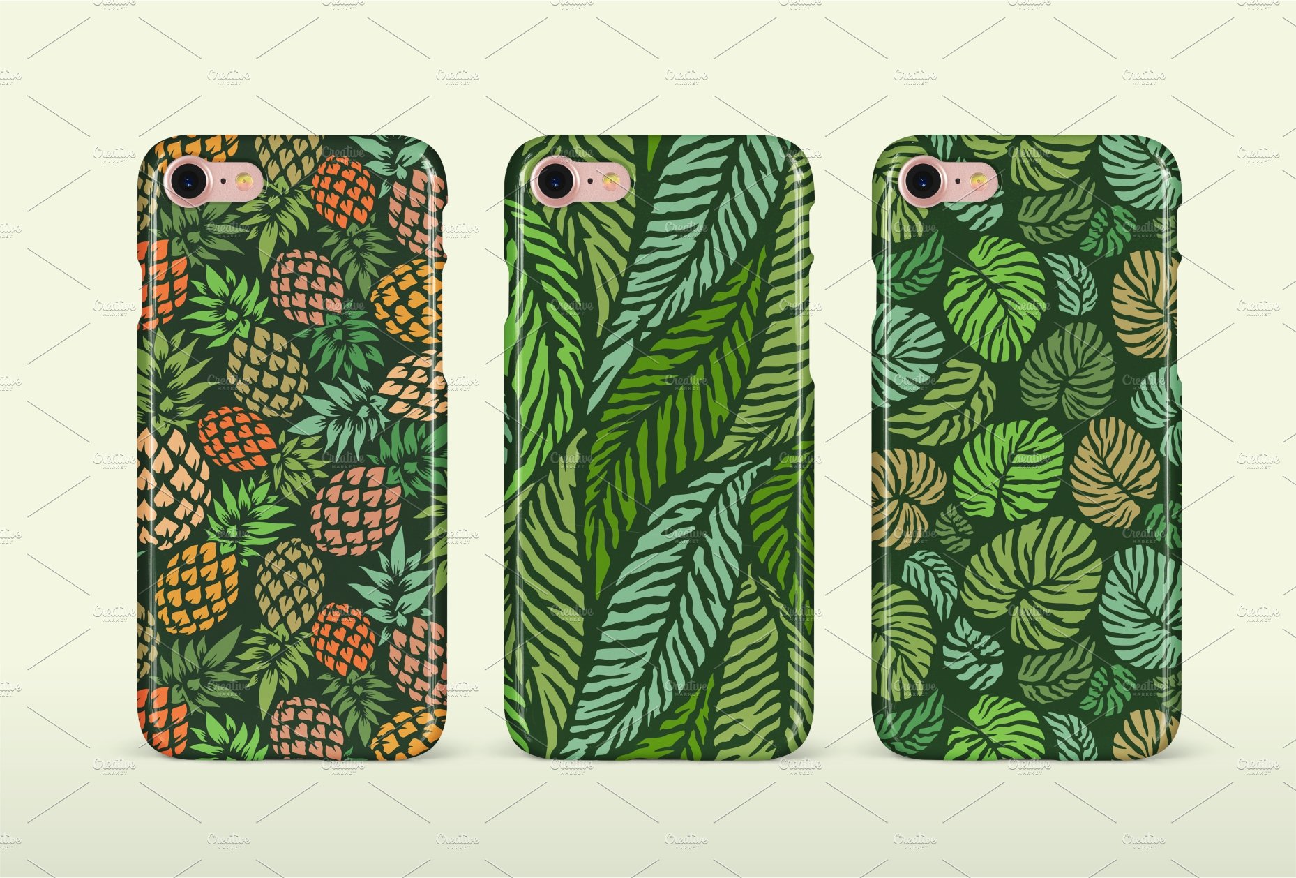 Tropical Summer Seamless Pattern preview image.