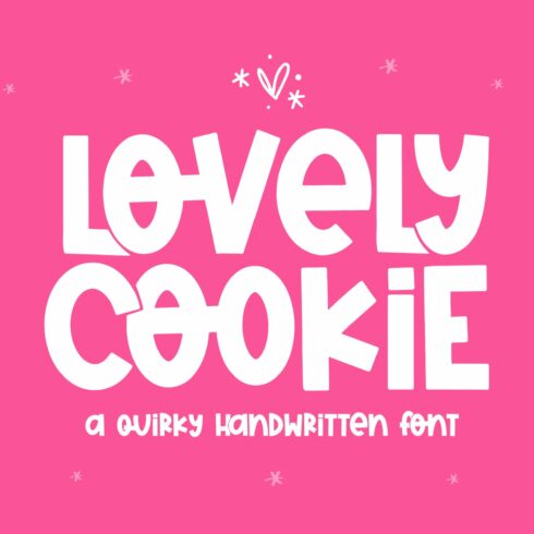 Lovely Cookie | Handwritten Font cover image.