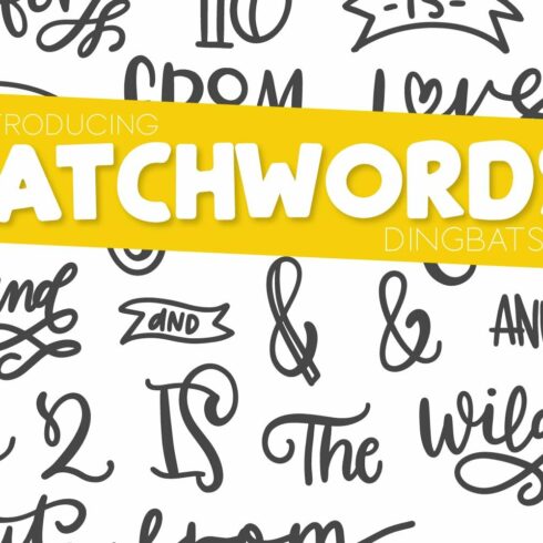 Catchwords - Dingbat Font cover image.