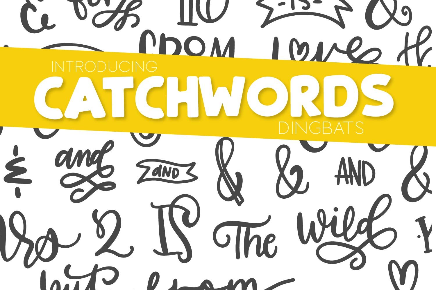 Catchwords - Dingbat Font cover image.