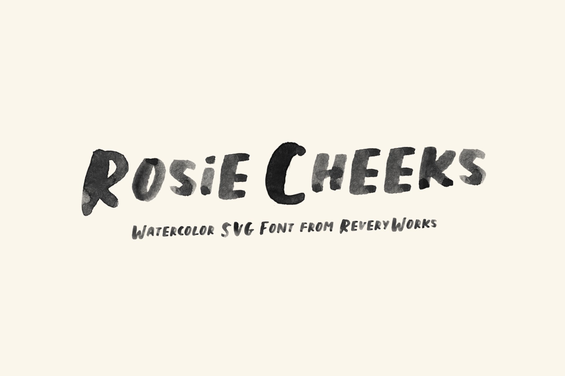 Rosie Cheeks Font - SVG & Regular cover image.