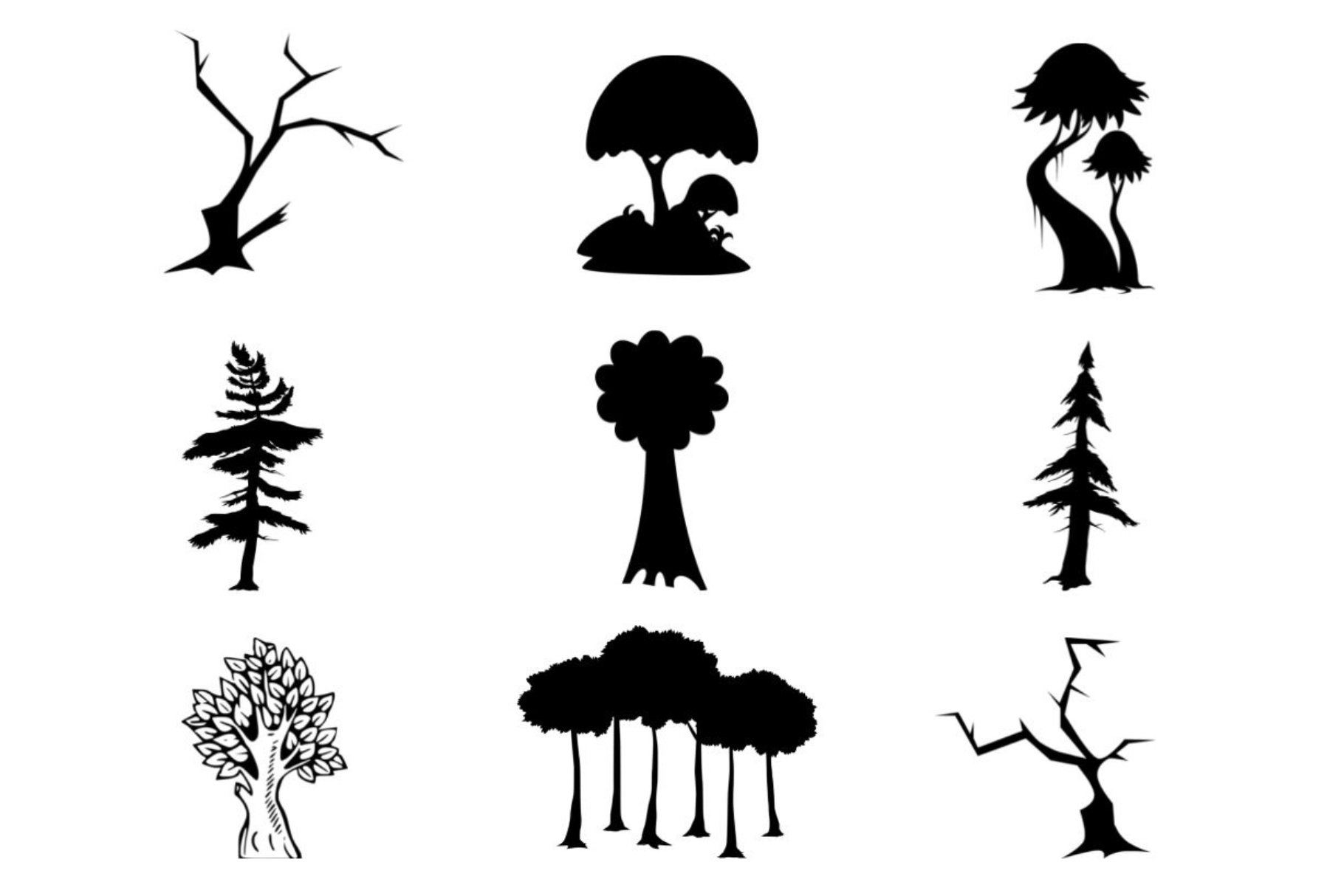 Tree Silhouette preview image.