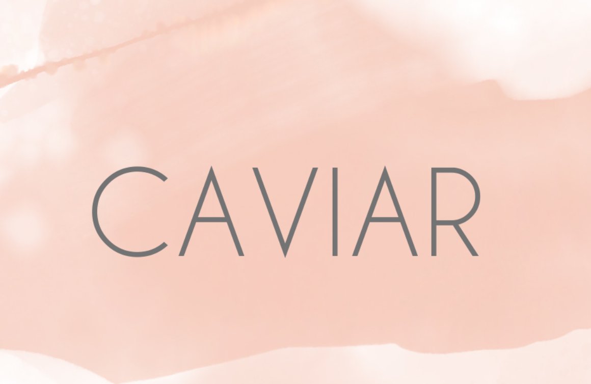 Modern Display Font | Caviar Serifcover image.