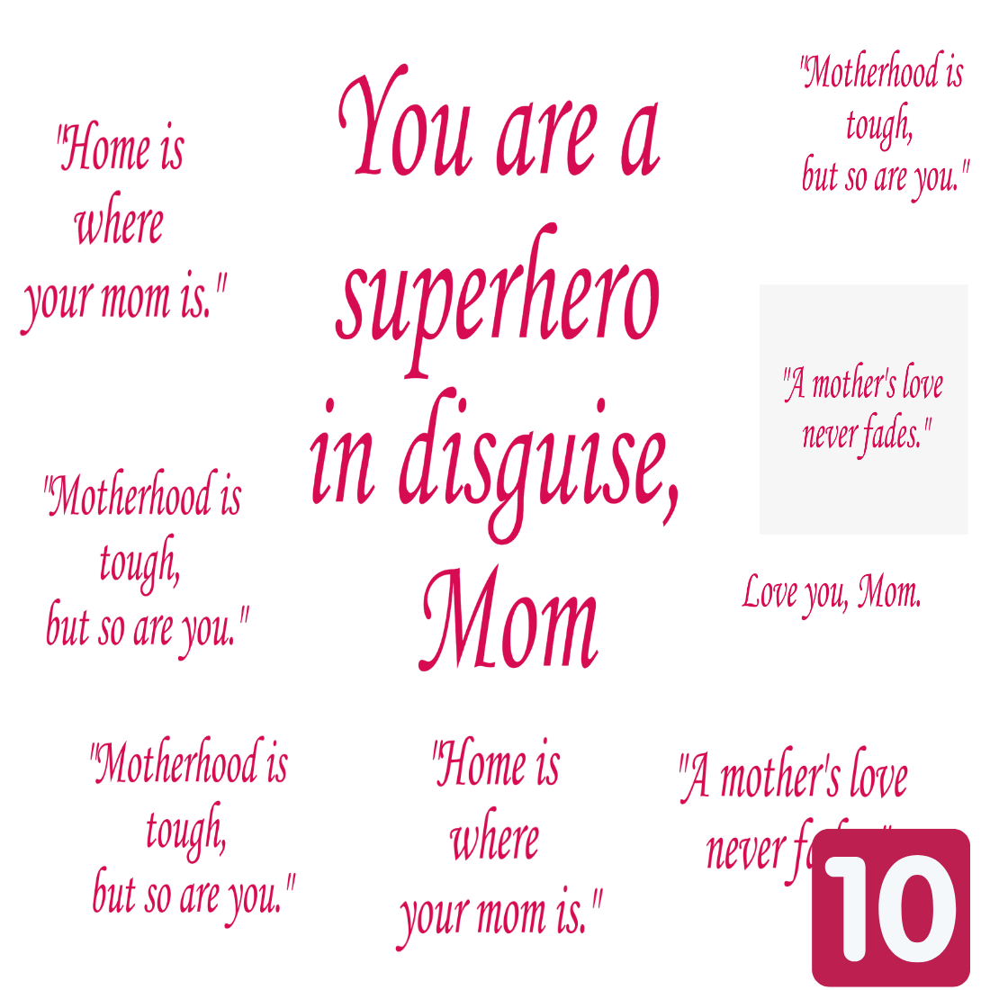 Mother\'s Day designs preview image.