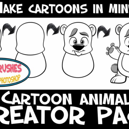Cartoon Animal Creator Pack Brushescover image.
