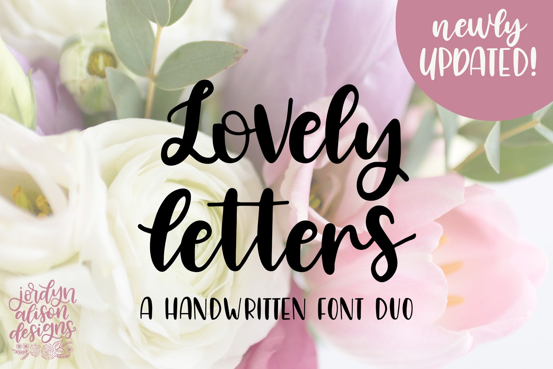 Lovely Letters Handwritten Script cover image.