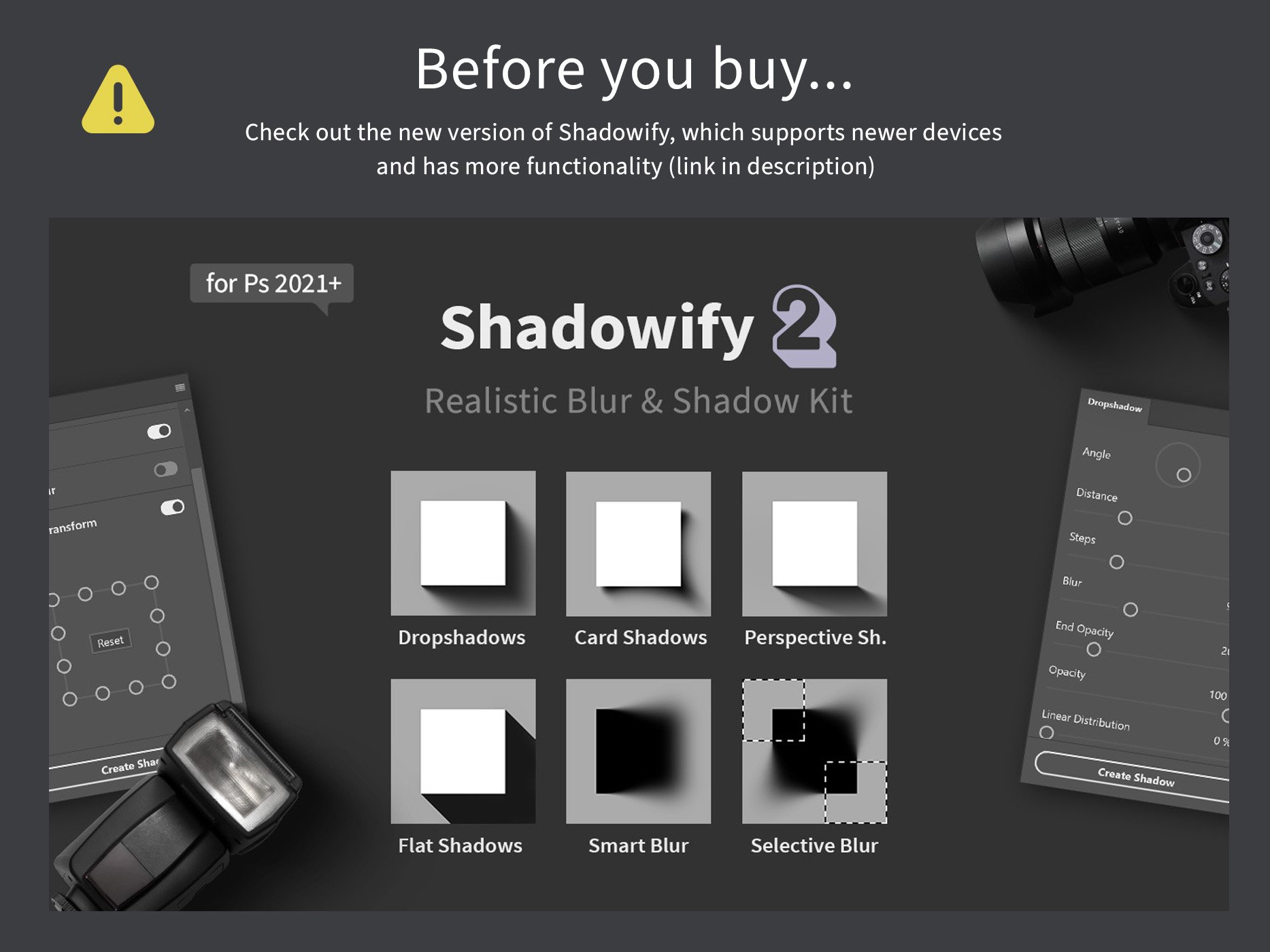 Shadowify - Blur & Shadow Kitpreview image.