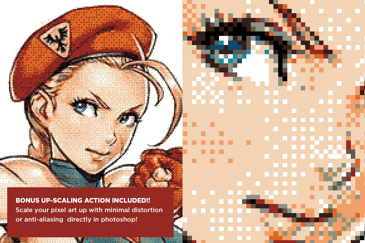 Cammy street fighter pixel sprite Greeting Card for Sale by