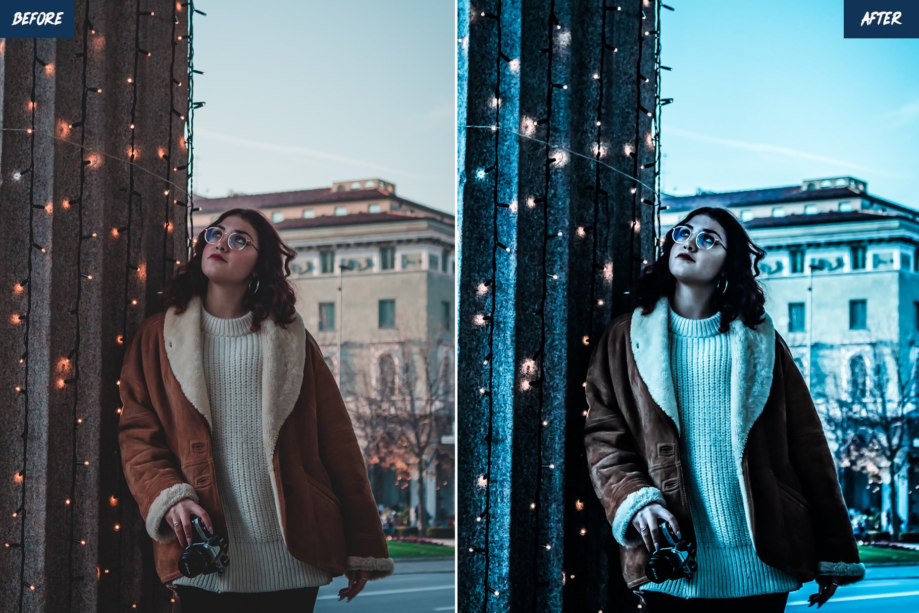 urban cinematic portrait lightroom presets for mobile and desktop before and after 04 364