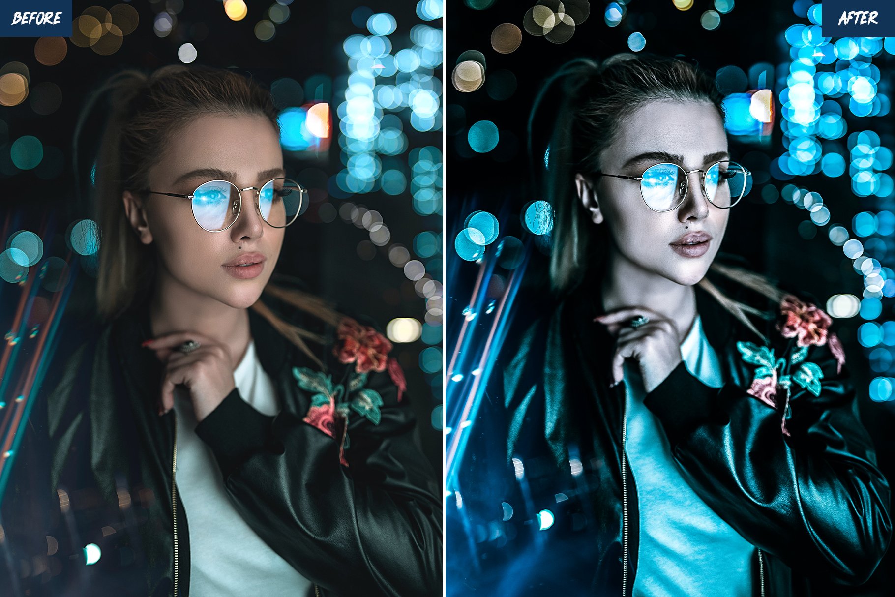 urban cinematic portrait lightroom presets for mobile and desktop before and after 13 312