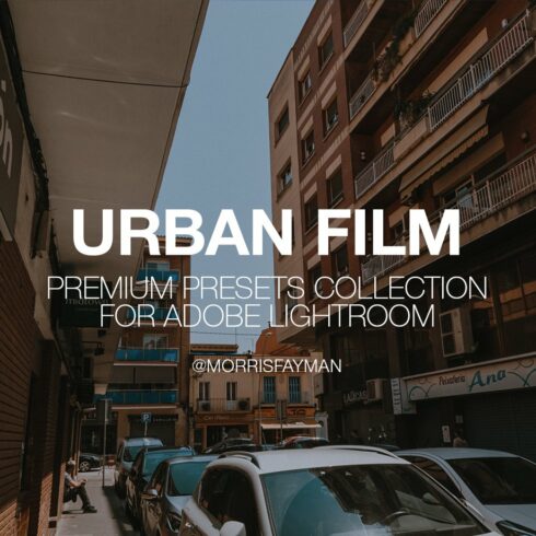 URBAN FILM presets for Lightroomcover image.