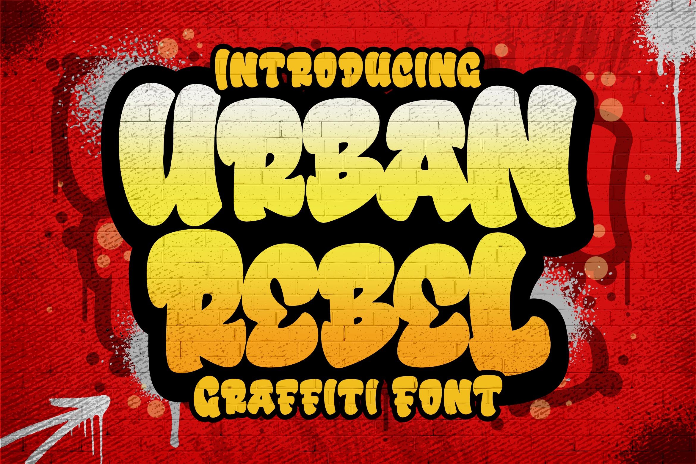 Urban Rebel a Graffiti Font cover image.