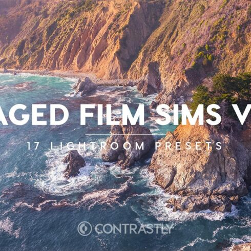 Aged Film Sims Lightroom Presets V1cover image.