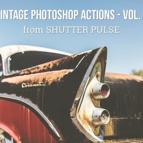 Vintage Photoshop Actions - Vol. 2cover image.