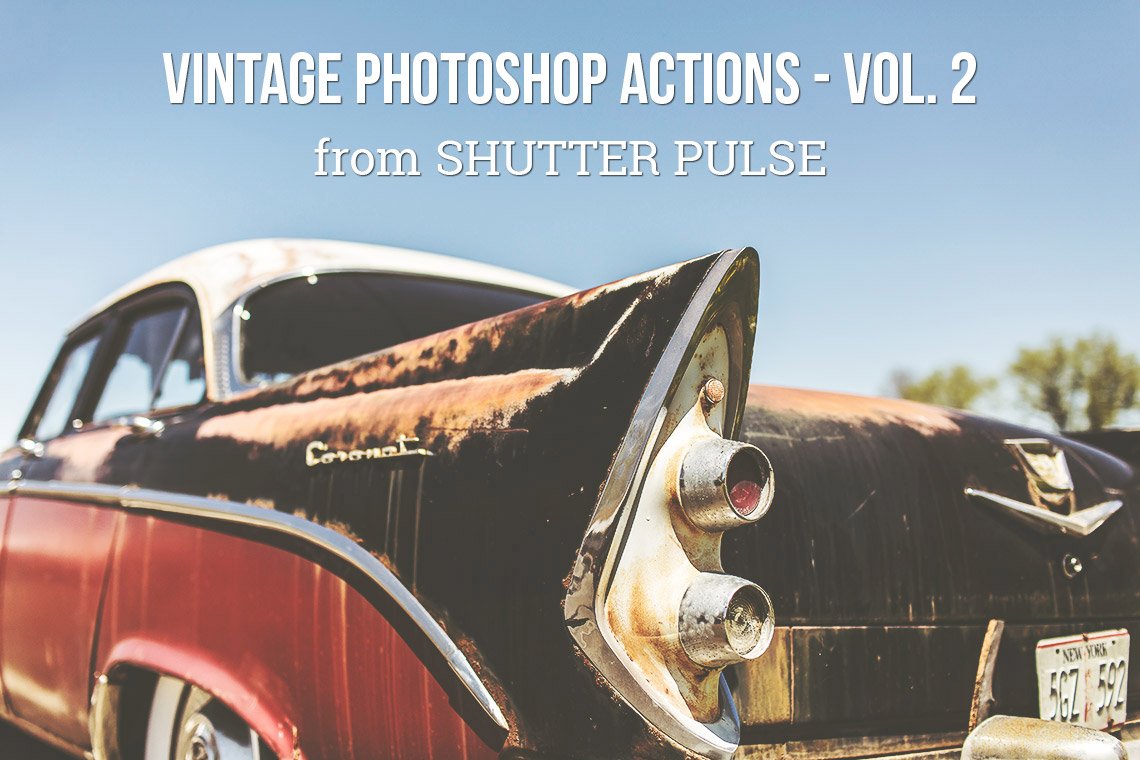 Vintage Photoshop Actions - Vol. 2cover image.