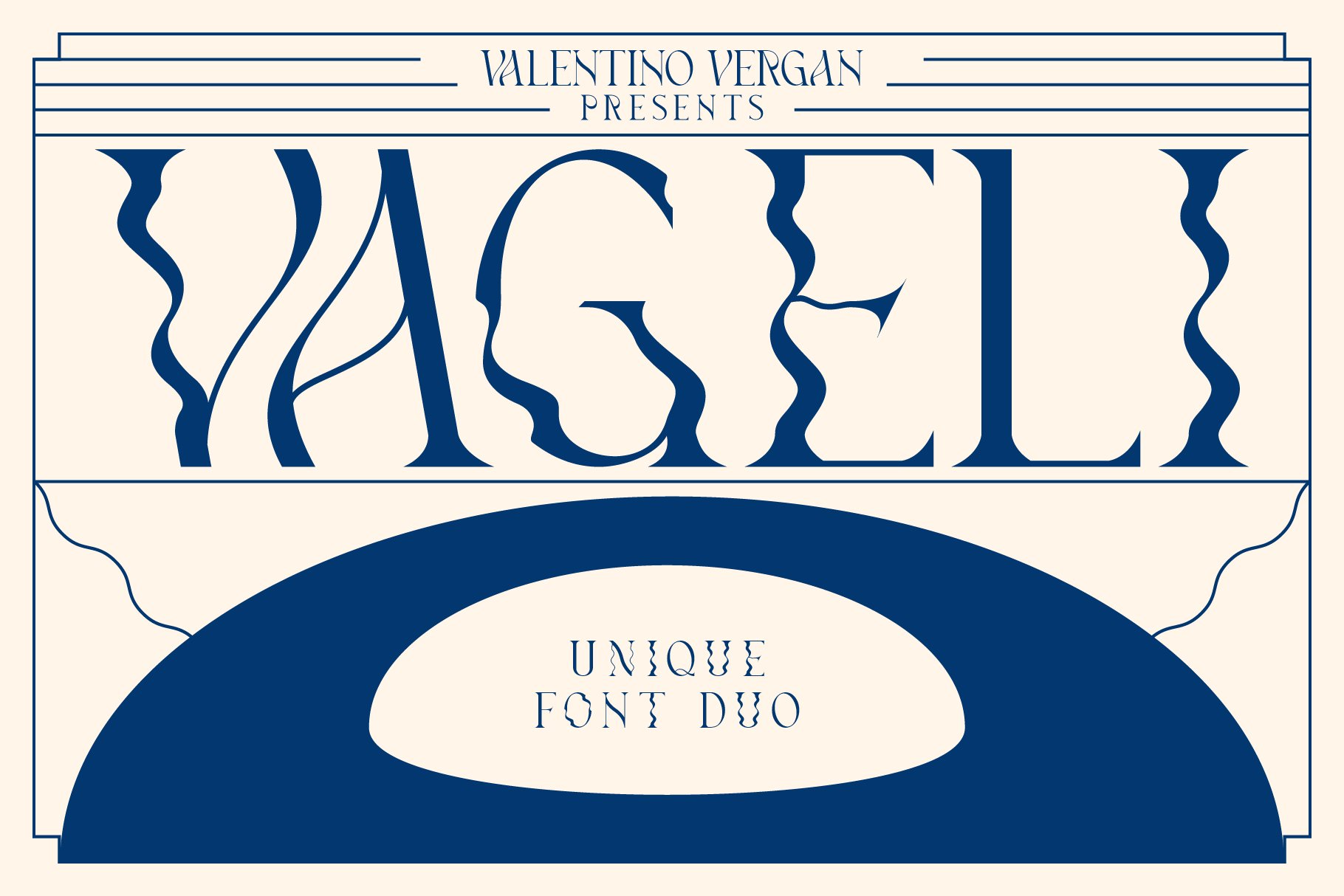 Vageli - Unique Font Duocover image.