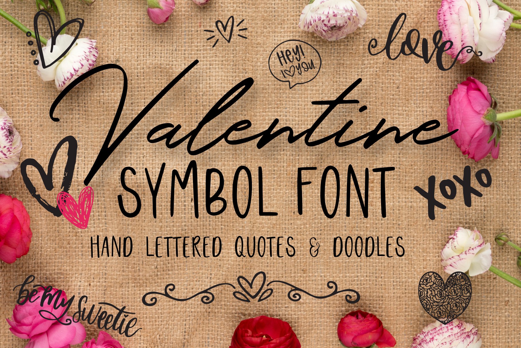 Valentine Symbol Font cover image.