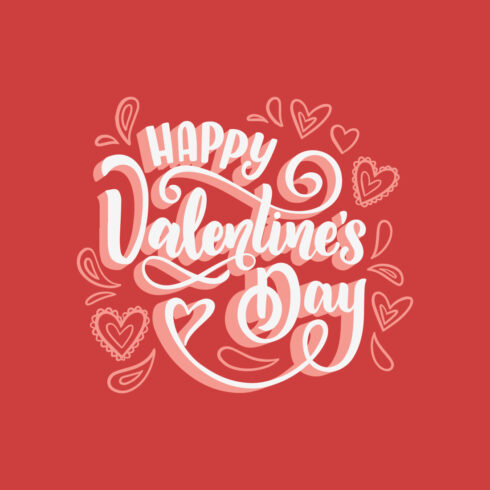 Valentine\'s day card cover image.