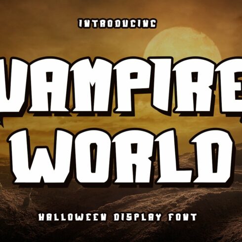 Vampire World - Halloween Display cover image.