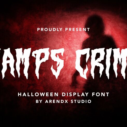 Vamps Crime - Halloween Display Font cover image.