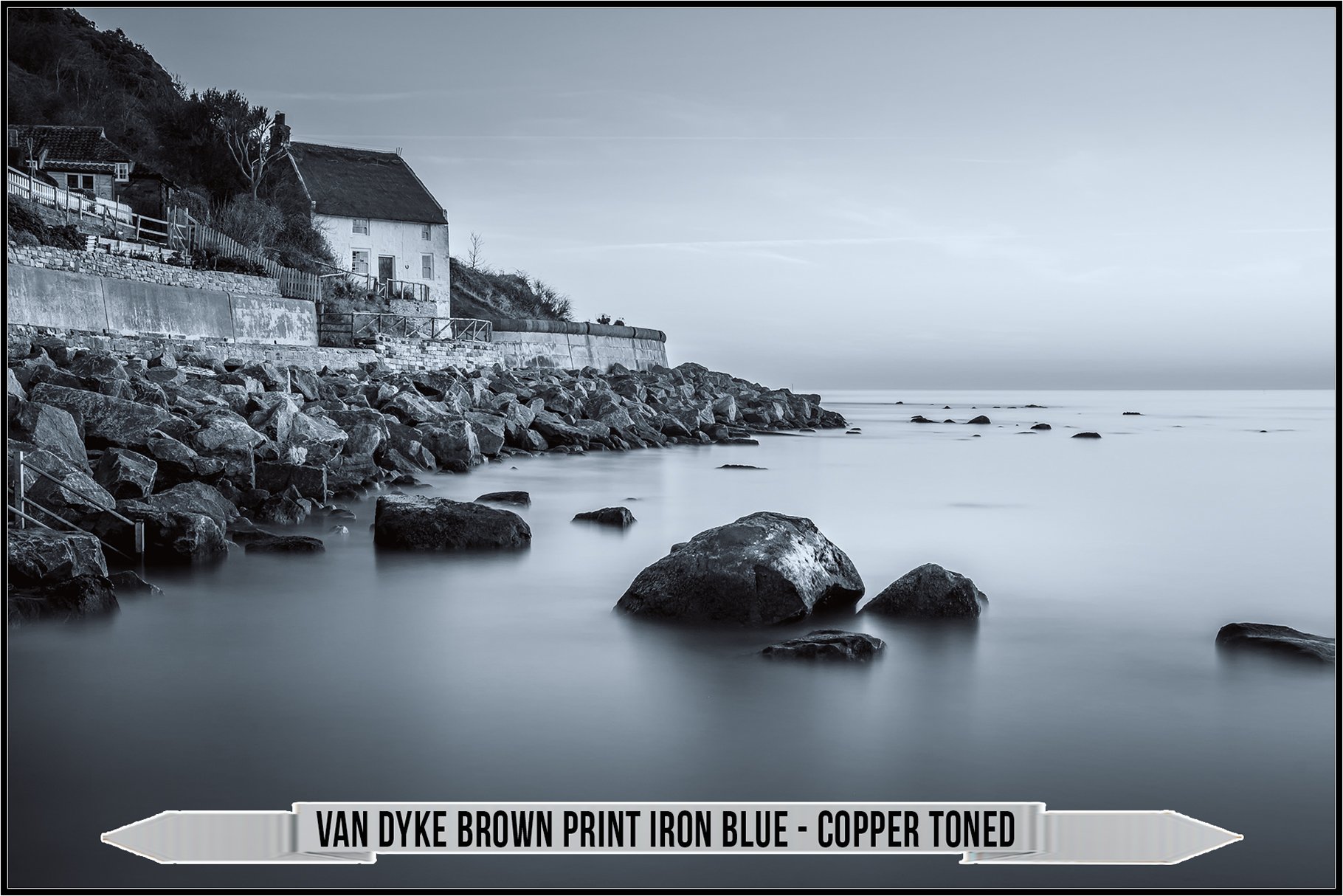 van dyke brown print iron blue copper toned 296