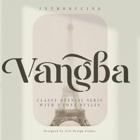 Vangba Typeface cover image.