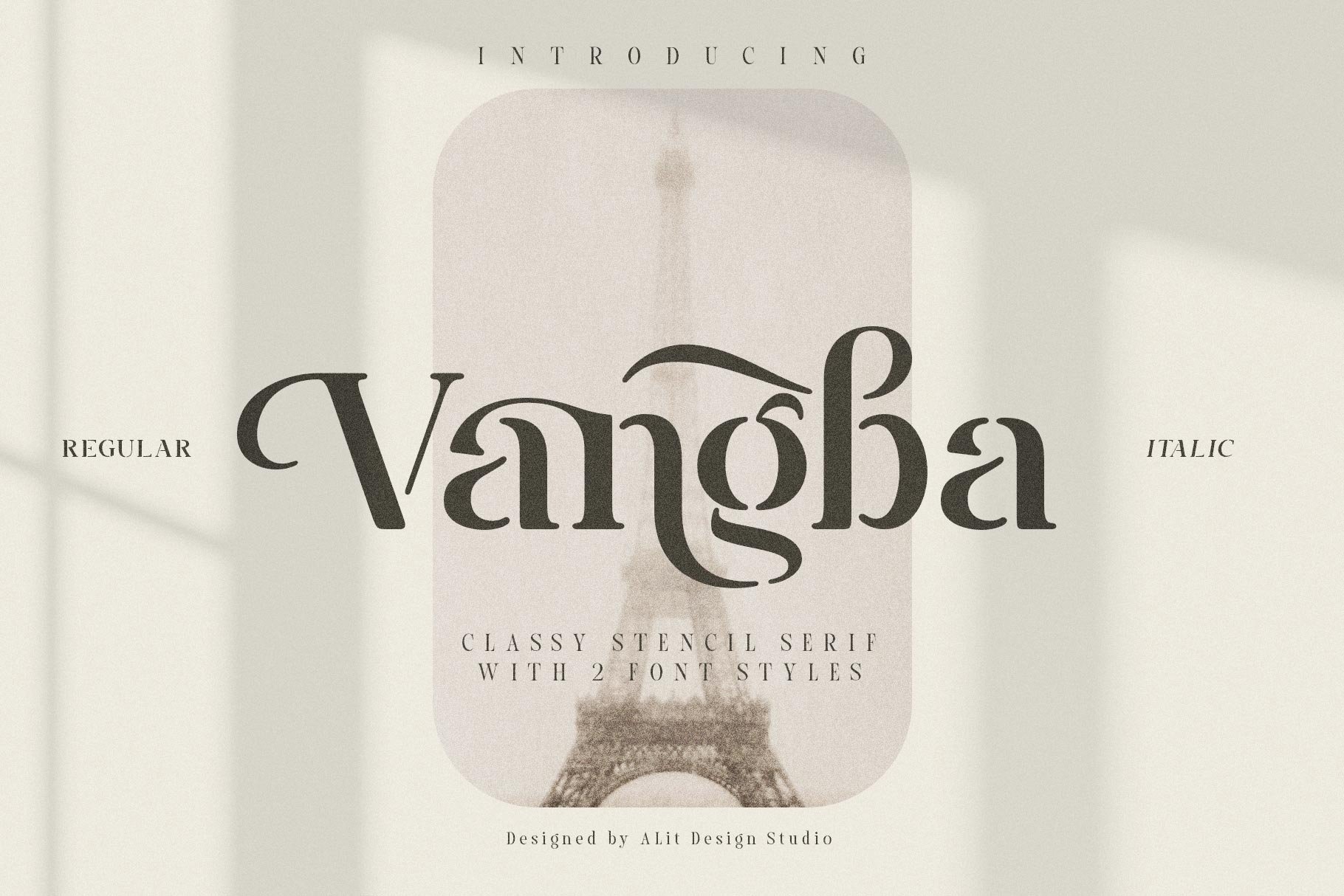 Vangba Typeface cover image.