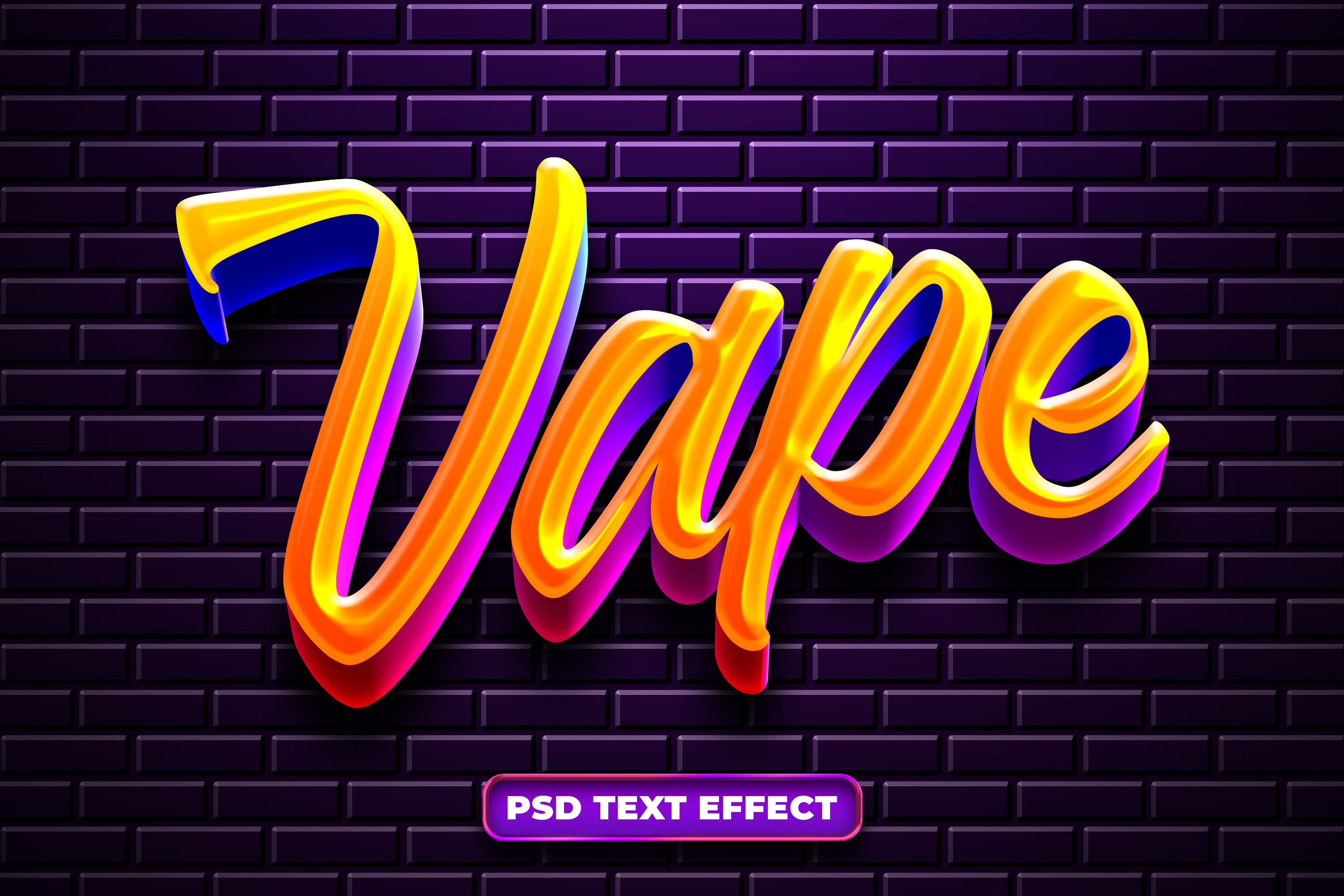 vape 3d text effect1 950