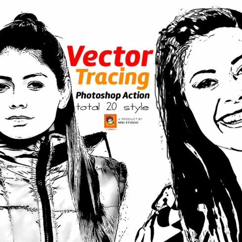 Vector Tracing Photoshop Actioncover image.