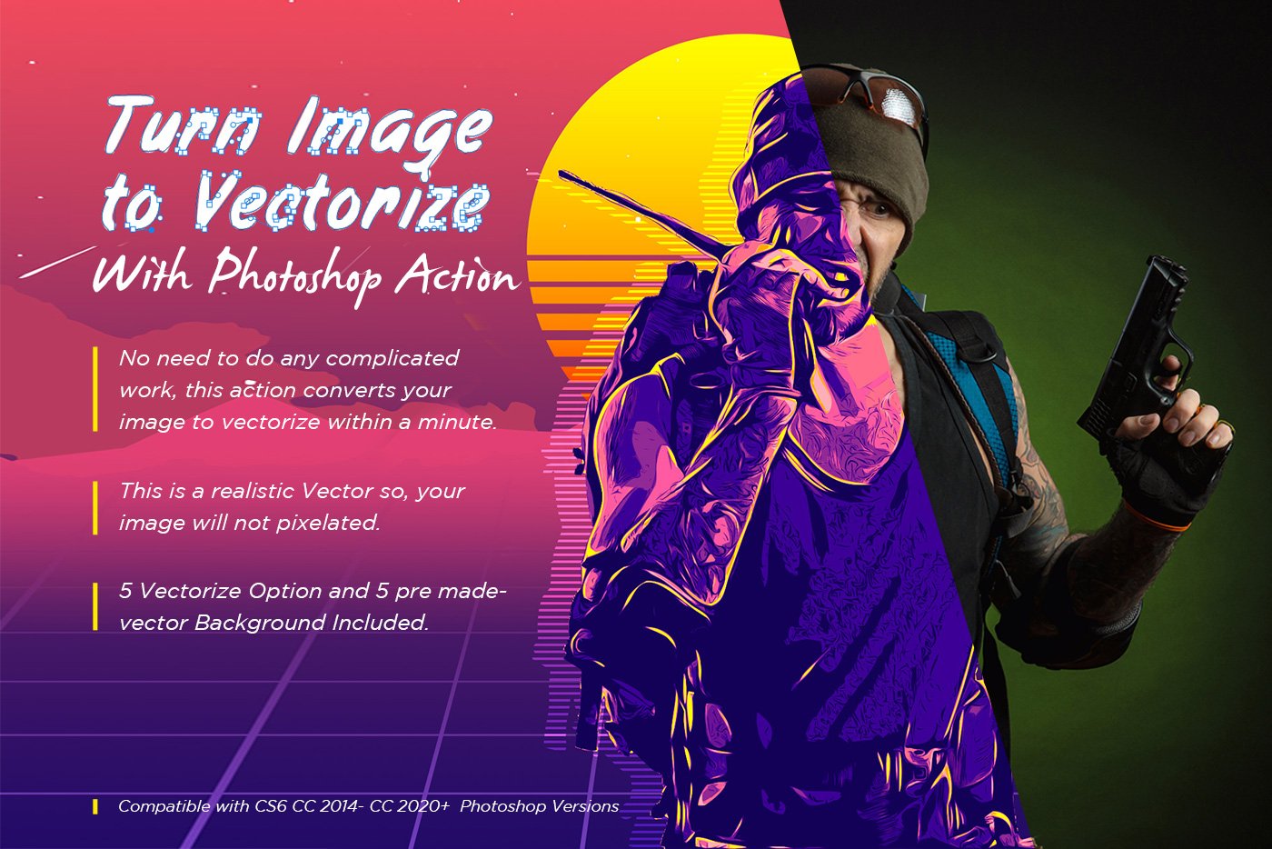 Vector your Image With Photoshopcover image.