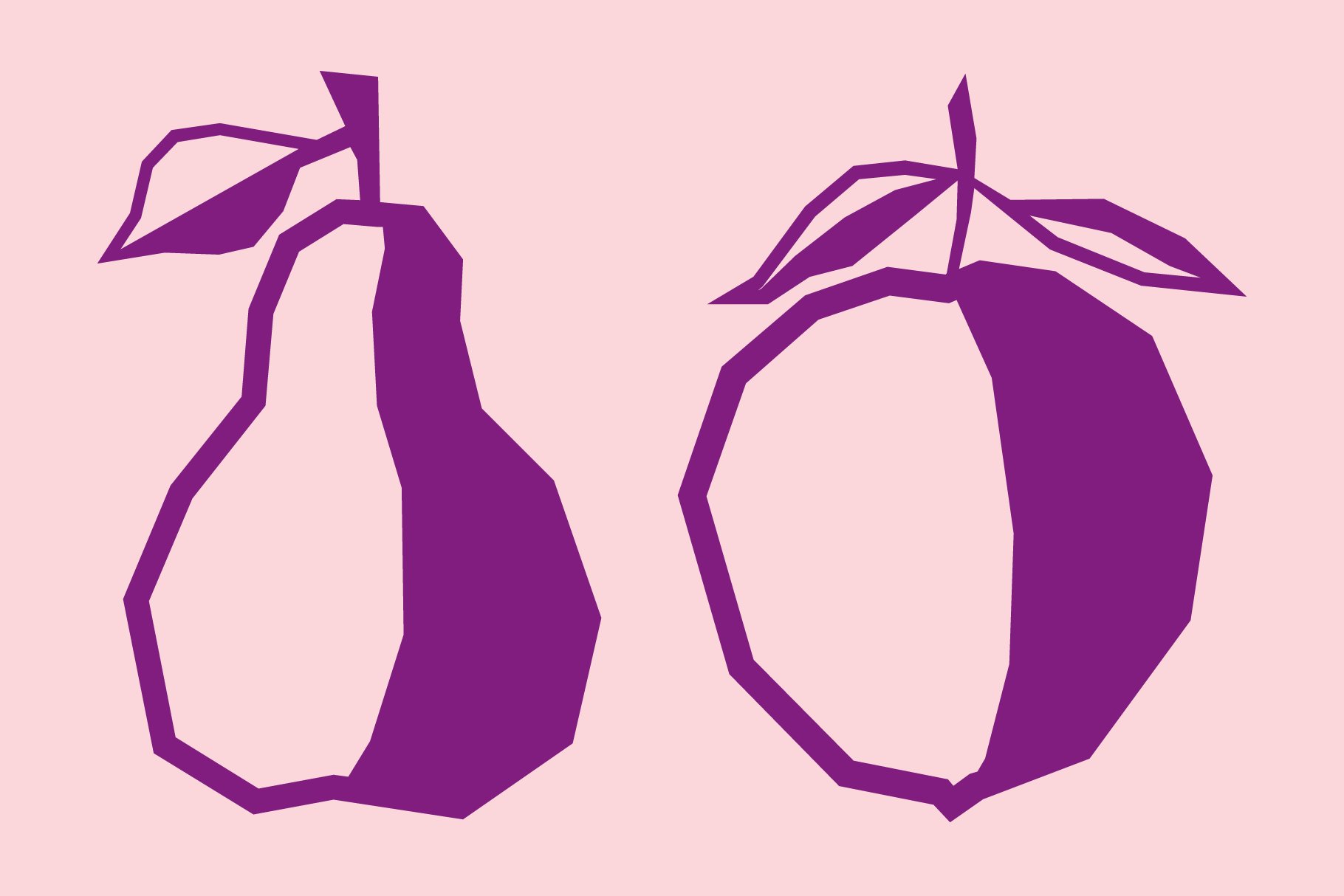 Veggie Fruit Font preview image.