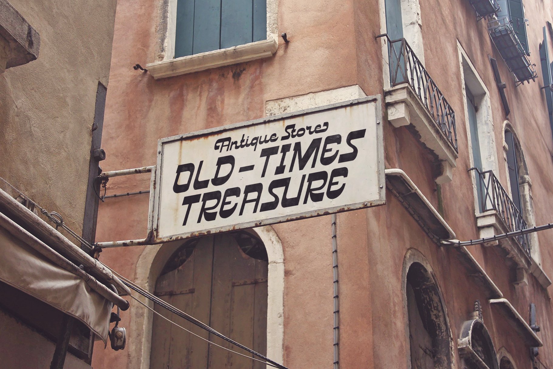 venetian old signboard 911