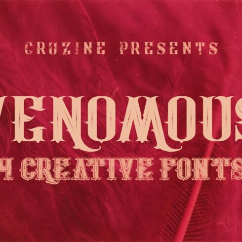 Venomous Typeface cover image.