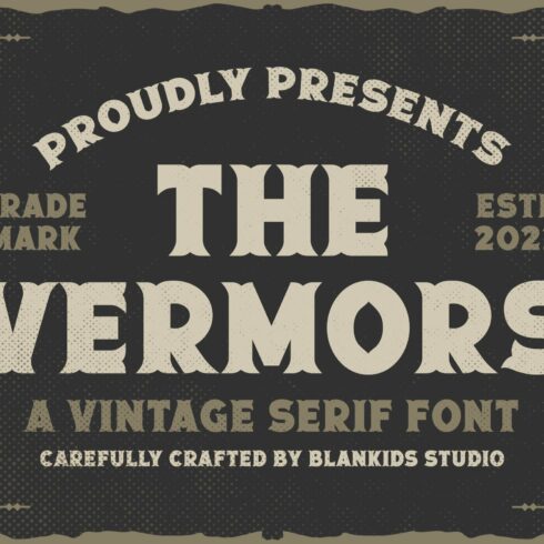 Vermors a Vintage Serif Font cover image.