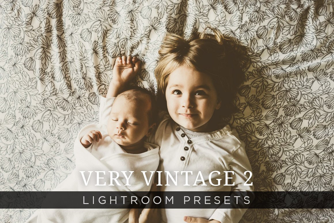 Very Vintage Lightroom Presets Vol 2cover image.