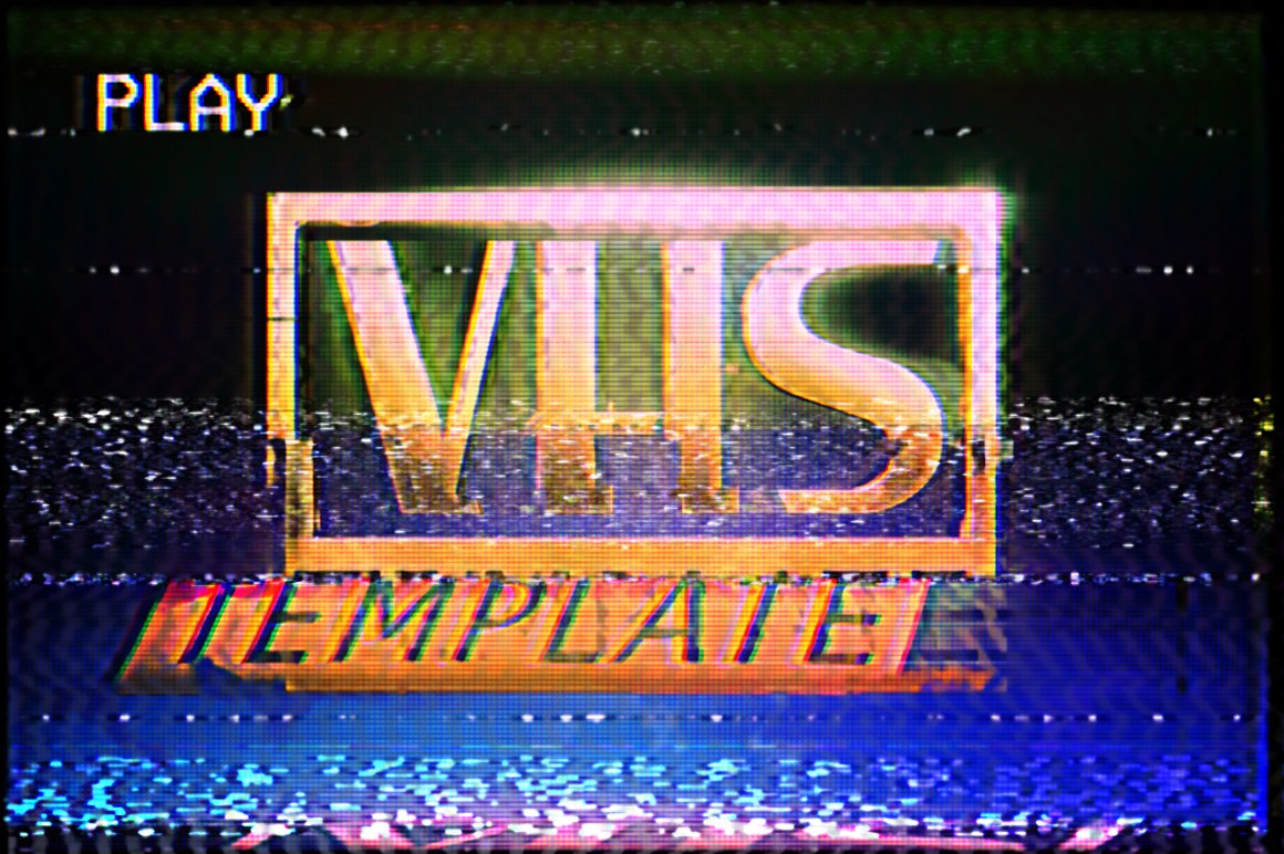 VHS Effect Templatecover image.