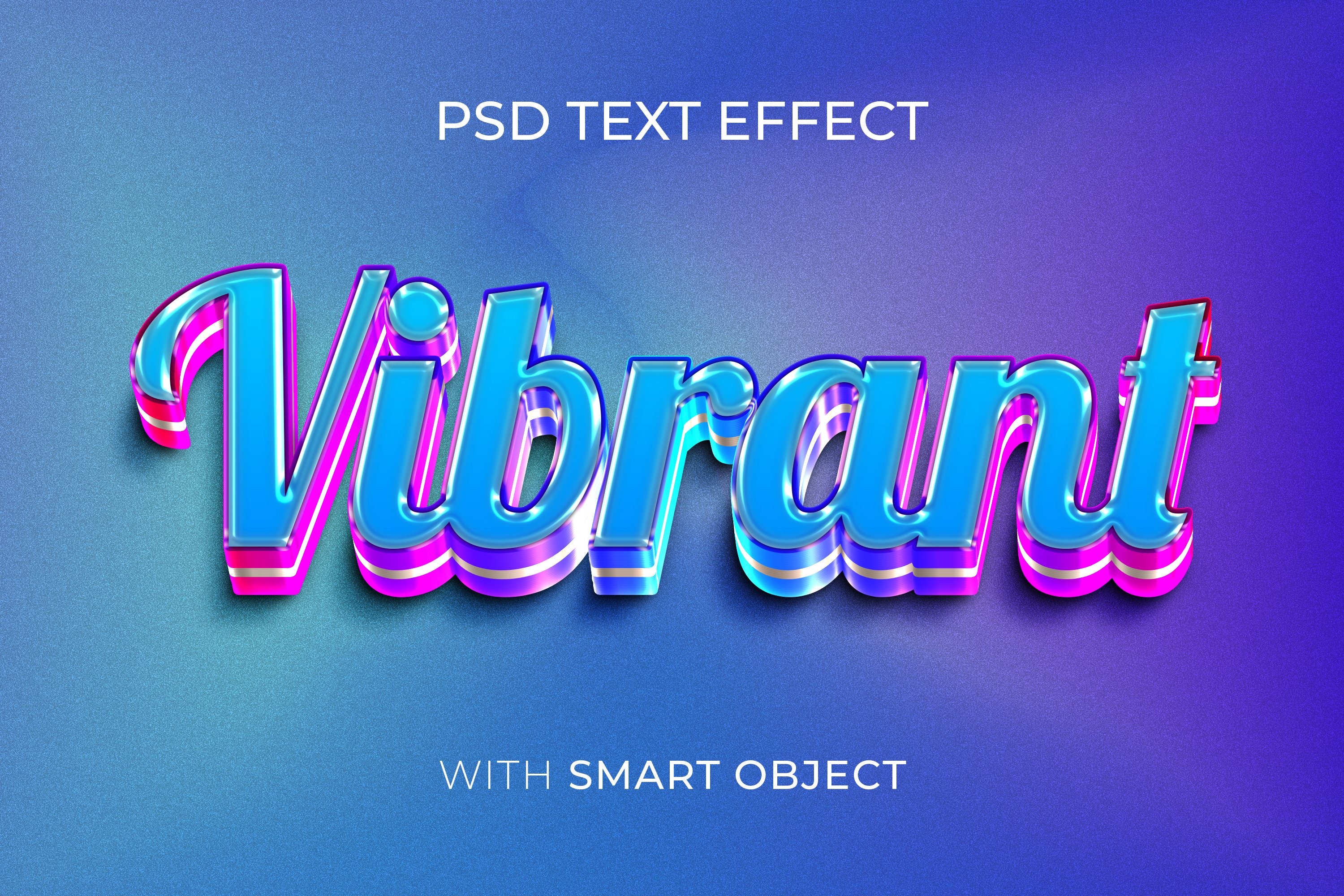 vibrant color editable text effectcover image.