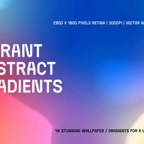 Vibrant Abstract Gradient Wallpaperscover image.