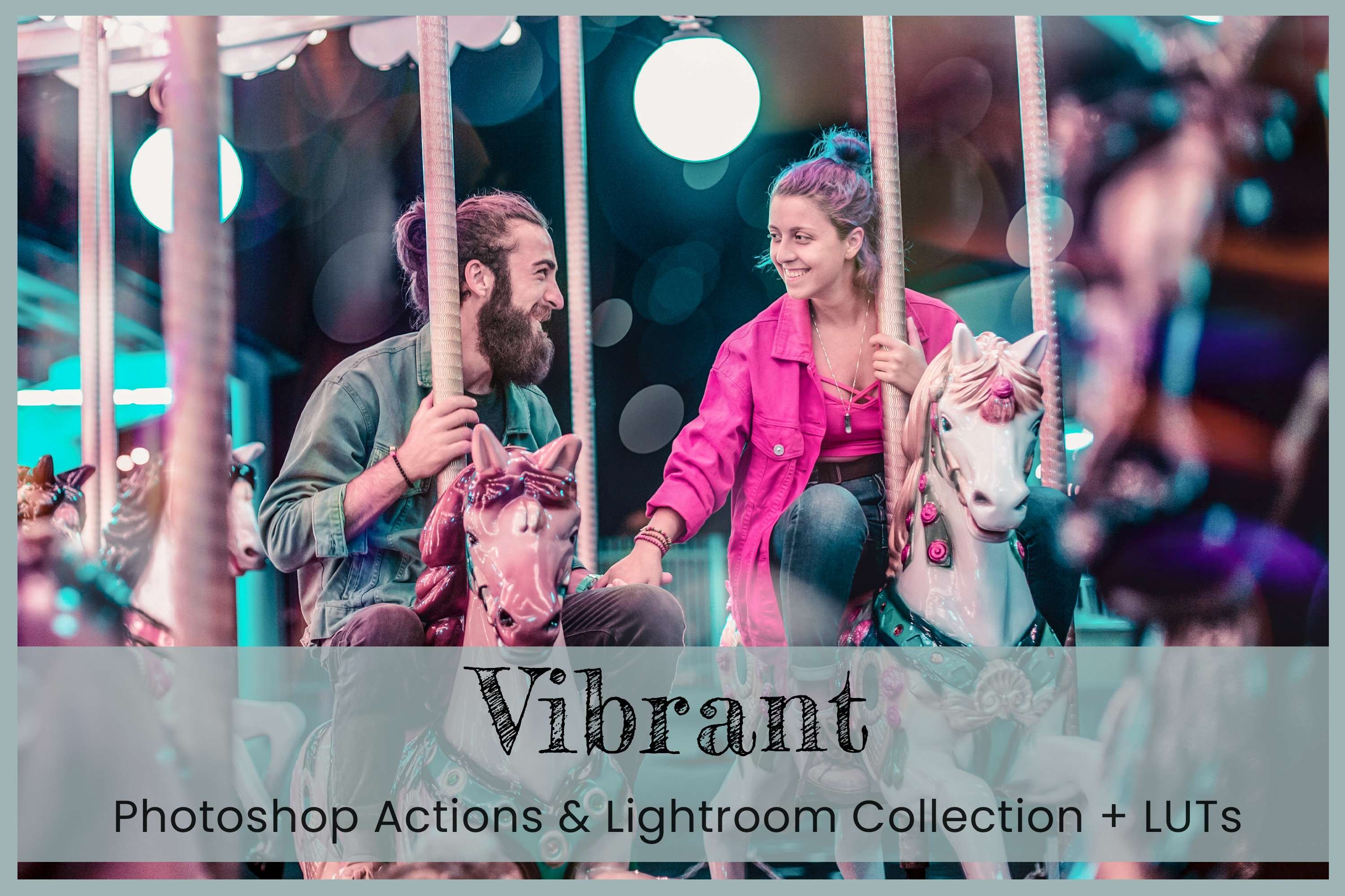 Vibrant Preset Photoshop Actionscover image.