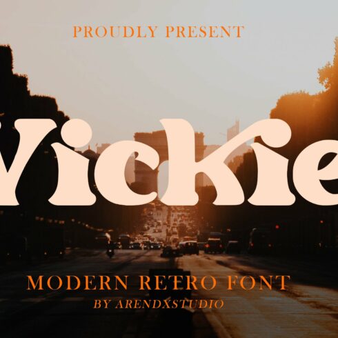 Vickie - Modern Retro Font cover image.